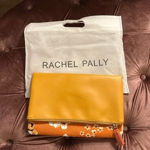 Rachel Pally Canvas Leather Trimmed Clutch 🧡💛